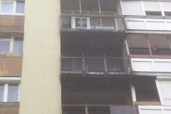 Pécs Viktória utca 1 - lakástűz